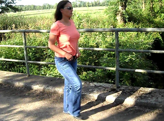 Auf eine Brücke gepisst